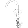 Смеситель для кухни с подключением к фильтру VIDIMA UNO BA356XG